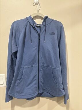 The North Face Dusty Blue Zip-Up Hoodie